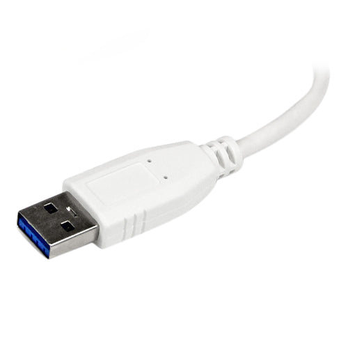 StarTech.com ST4300MINU3W Tragbarer USB 3.0 Hub - 4 Port, 5 Gbit/s, Weiß