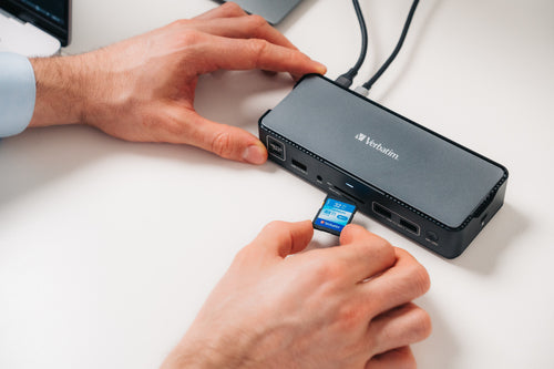 Verbatim CDS-15 USB 3.2 Gen 1 Type-C Wired Adapter 100W 3.5mm 1000Mbit/s