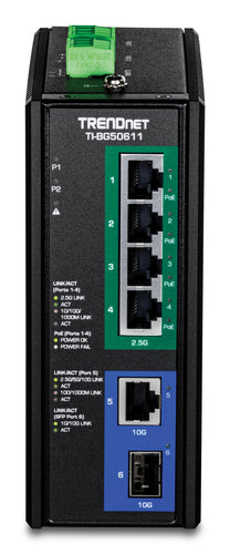 Trendnet 6-Port Industrial 2.5G PoE++