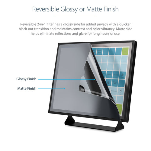 19 Inch 5:4 Computer Monitor Privacy Filter Anti-Glare Blue Light Reduction