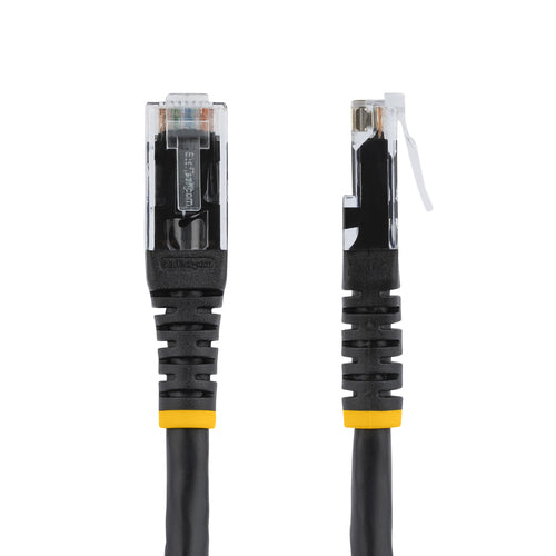 CAT6 Ethernet Cable 15ft StarTech.com 650MHz 100W PoE RJ45 Black