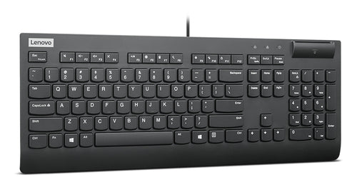Lenovo Smartcard Kabelgebundene Tastatur II Full-Size USB Plunger Tastenschalter Schwarz