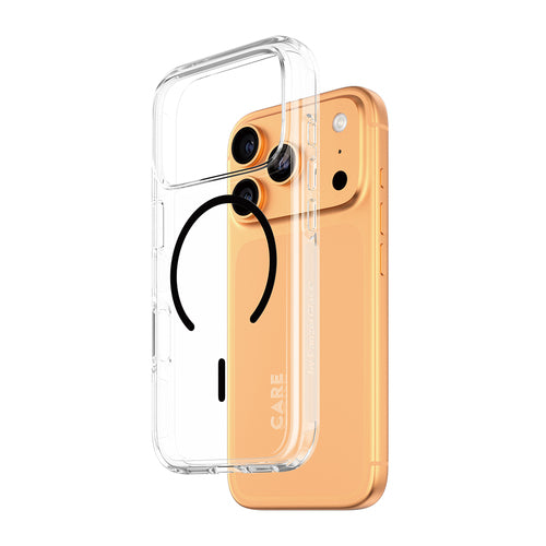PanzerGlass CARE™ by ® Urban Explorer Case Transparent w. Black MagSafe iPhone 17 Pro mobile phone case