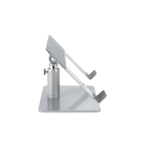 Laptop Stand Silver Adjustable Height 40.6 cm Aluminum Riser