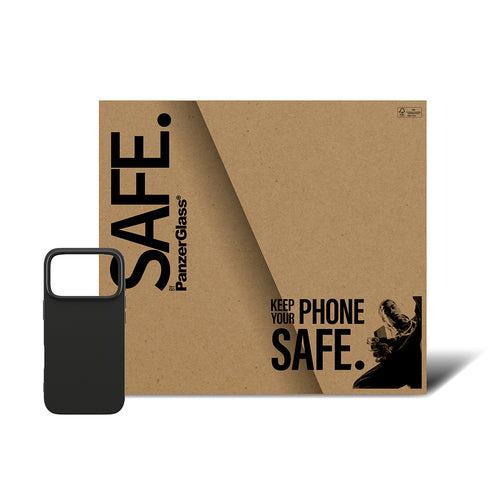 PanzerGlass SAFE. by ® TPU Case Black iPhone 17 Pro | Bulk mobile phone case