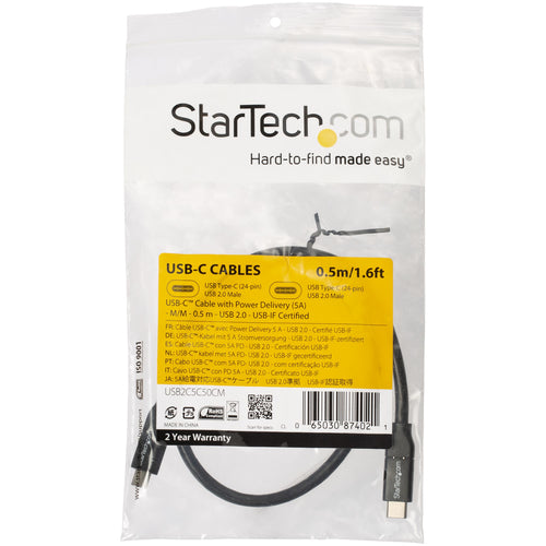 StarTech.com USB2C5C50CM USB cable