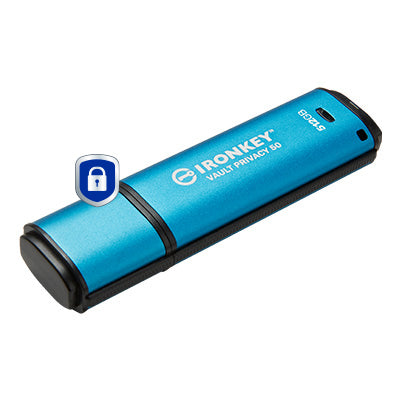 USB Flash Drive Kingston IronKey Vault Privacy 50 512GB AES-256 310MB/s