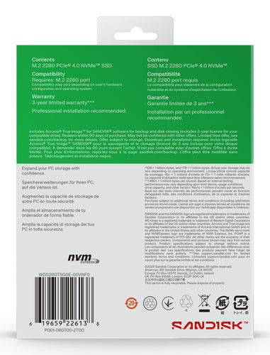 Western Digital Green WD SN3000 NVMe