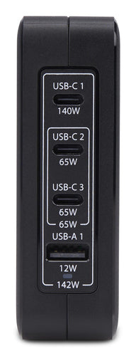 140W USB-C Wandladegerät PD 3.1 GaN Netzteil 4 Anschlüsse