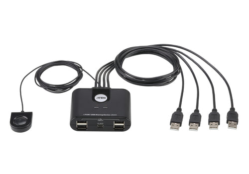 USB-C Data Switch ATEN US424 Seamless Connectivity Plastic Black