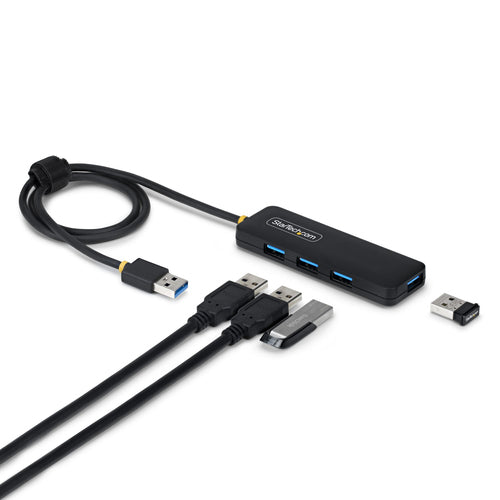 4-Port USB-A Hub 5Gbps StarTech.com Portable Desktop Laptop