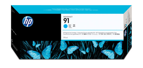 HP 91 775-ml Cyan DesignJet Pigment Ink Cartridge print head