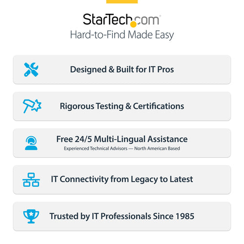 StarTech.com P10Q4C-USB-CARD interface cards/adapter