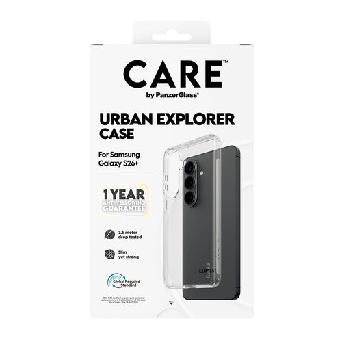 PanzerGlass CARE™ by ® Urban Explorer Case Transparent Samsung Galaxy S26+ mobile phone case
