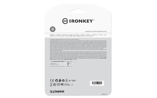 USB Flash Drive Kingston IronKey Locker+ 50 128GB 256-Bit Encryption 145MB/s USB 3.2 Gen 1