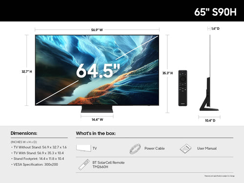 Samsung QN65S90HAEXZA TV