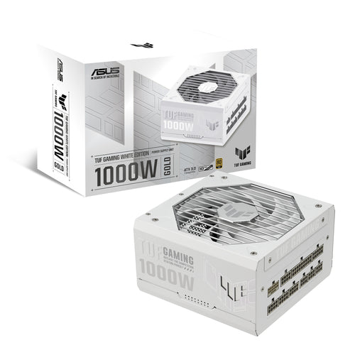 ASUS TUF Gaming 1000W Gold White Edition power supply unit