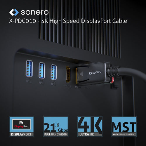 sonero 8K Displayport Kabel 1.4v