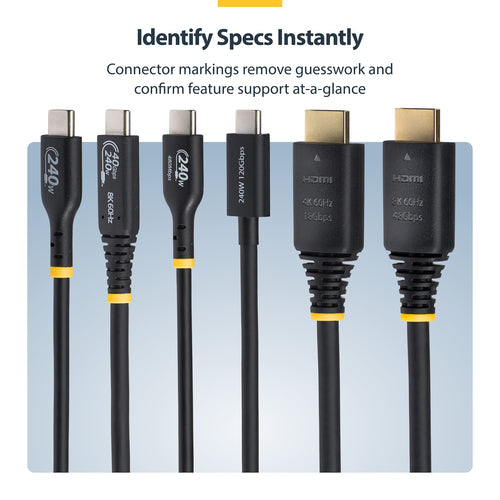 HDMI 2.1 8K 60Hz Cable 3m StarTech Ultra High Speed HDR10+ eARC