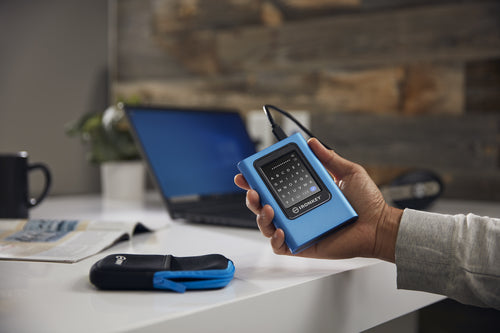 Kingston IronKey Vault Privacy 80 - 960GB Encrypted External SSD - USB Type-C - 256-bit AES Security