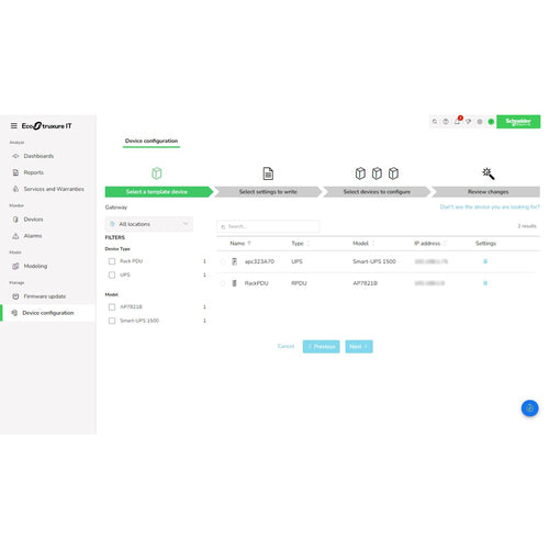 APC EcoStruxure IT Expert 1-Jahres-Abonnement für 100 Knoten