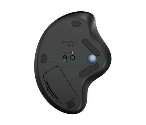 Logitech Wireless Trackball Mouse Bluetooth 2000 DPI Black Blue