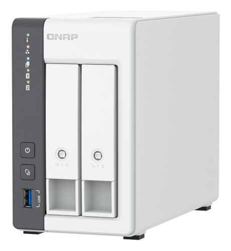QNAP TS-216G-US NAS Tower Storage Server - Cortex-A55, 4 GB RAM, Weiß