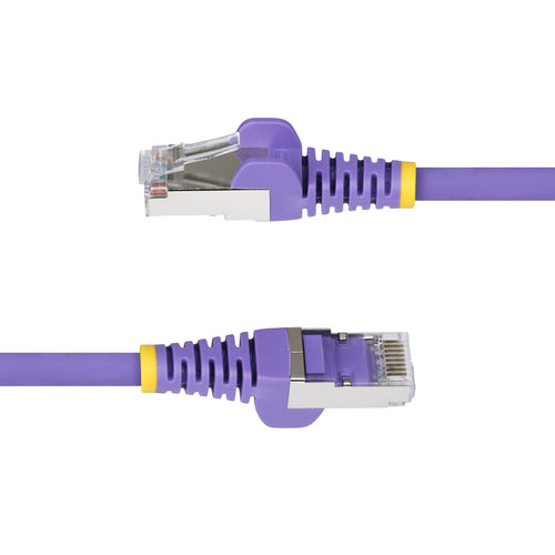 CAT6a Ethernet Kabel 1,5m Violett 10GbE Snagless S/FTP 500MHz