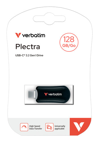 USB Flash Drive Verbatim Plectra 128GB USB Type-C 100MB/s