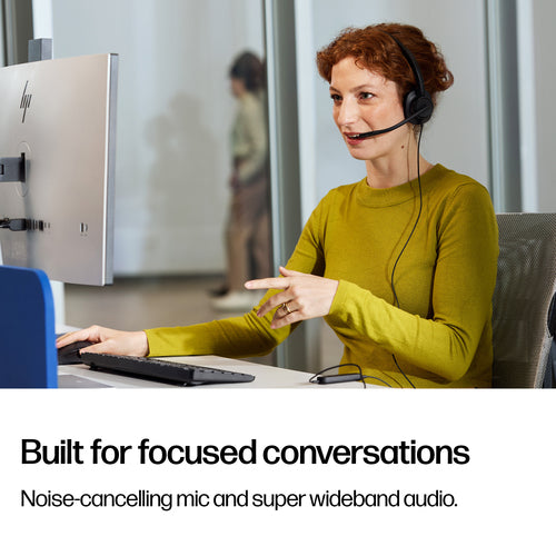 HP Poly Mission 425 Stereo USB Wired Headset