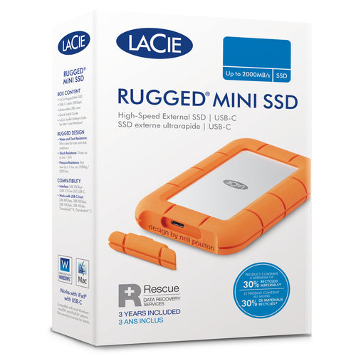 LaCie Rugged Mini external hard drive