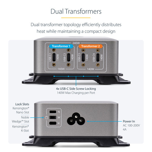 StarTech.com 424DNA-USB-C-CHARGER mobile device charger