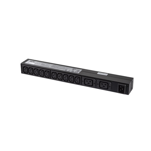 APC Rack PDU Basic 1HE 16A 230V Stromverteilungseinheit – 12 AC-Steckdosen, Schwarz
