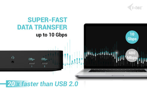 i-tec C31INTGTRI4KDOCPDUK laptop dock/port replicator