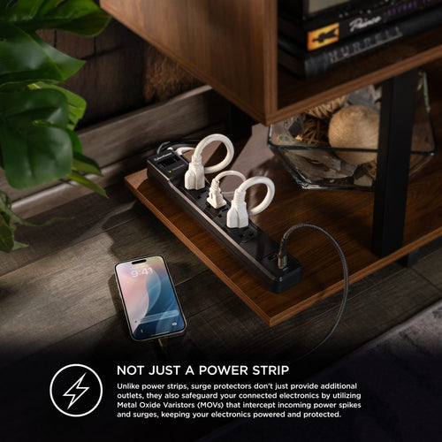 Surge Protector CyberPower CSP604UC 6 Outlet 1500J USB NEMA 5-15R