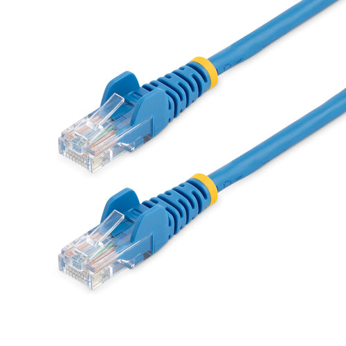 Cat5e Ethernet Patch Cable 0.5m Blue Snagless RJ45 Connectors