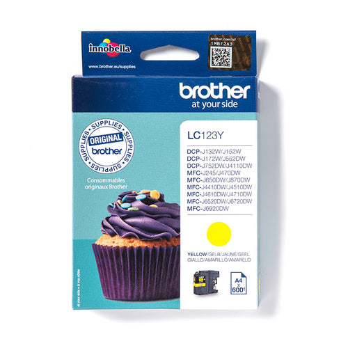 Brother LC123Y ink cartridge