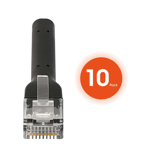 Intellinet Cat6 Netzwerkkabel 2m U/UTP RJ-45 - Schwarz - Hochgeschwindigkeits-Internetkabel