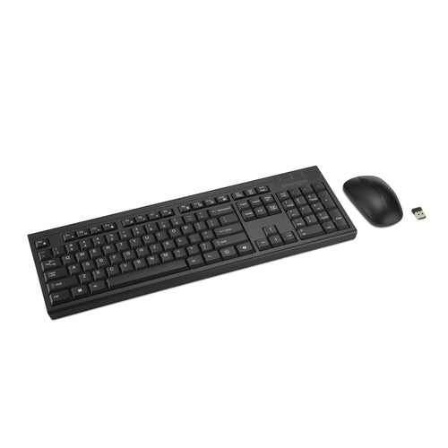 Kensington KM270 EQ Kabelloses Tastatur-Maus-Set – Schwarz – Bluetooth & RF – Wiederaufladbar