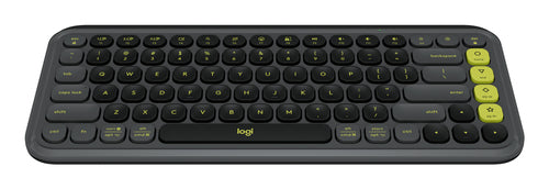 Wireless Bluetooth Mini Keyboard QWERTY Scissor Switch Graphite