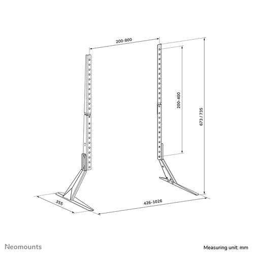 Neomounts DS45-430BL19 TV mount/stand