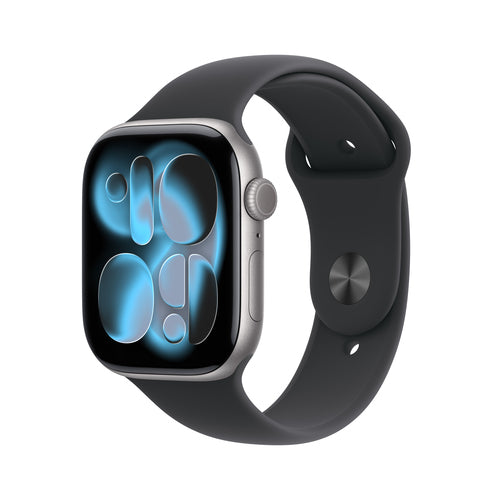 Apple Watch Series 11 GPS 46mm Space Grey Aluminium 64GB Wi-Fi OLED Touchscreen