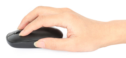 Wireless Optical Mouse Manhattan MW3050 1200 DPI 2.4GHz USB-A Ambidextrous Black