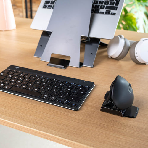 R-Go Tools Ergonomische R-Go Twister Maus - Bluetooth & Kabel, beidhändig, 2400 DPI, Schwarz
