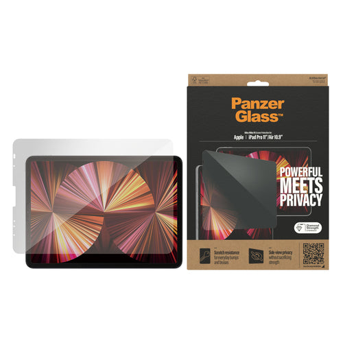 PanzerGlass ® Privacy Screen Protector iPad Pro 11″ (2018, 2020-2022, 2024) | Air 10.9'' (2020, 2022)