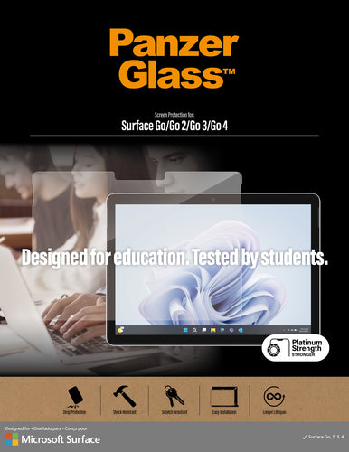 PanzerGlass ® Screen Protector Microsoft Surface Go 4 | Go 3 | Go 2 | Go