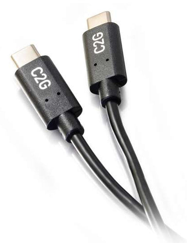 USB-C-Kabel 1,83 m, C2G USB 2.0, 0,48 Gbit/s, Schwarz