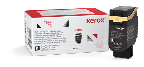 Xerox 006R04831 Schwarz Tonerkartusche Hohe Kapazität – 8.000 Seiten für C320/C325 Drucker