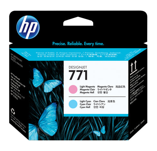 HP 771 Light Magenta/Light Cyan DesignJet Printhead for Z6200 Printer - CE019A