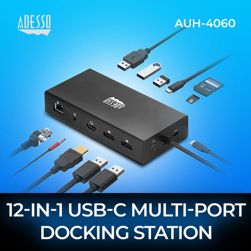 Adesso AUH-4060 laptop dock/port replicator